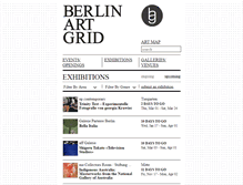 Tablet Screenshot of berlinartgrid.com
